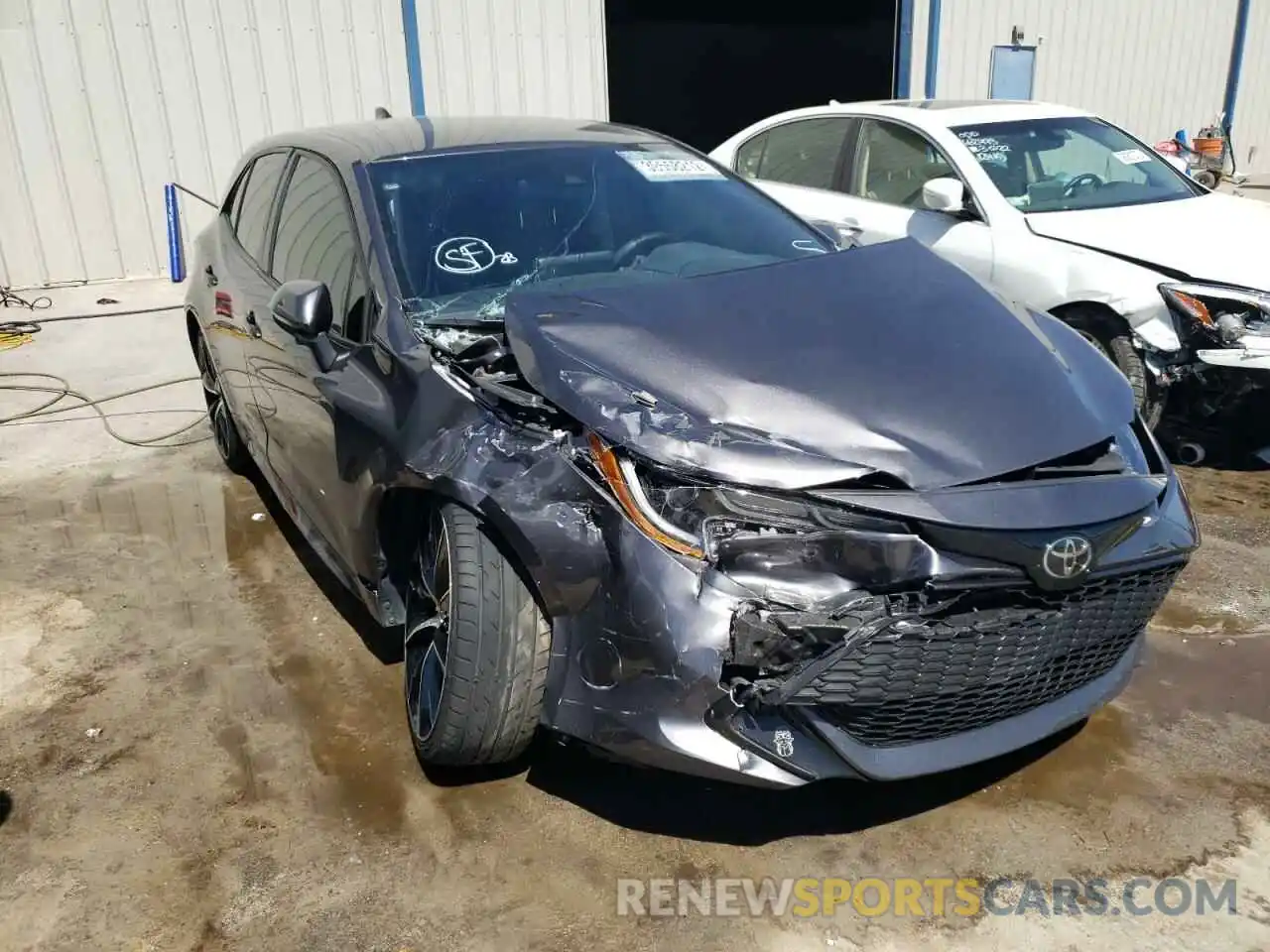 1 Photograph of a damaged car JTND4MBE0M3122654 TOYOTA COROLLA 2021