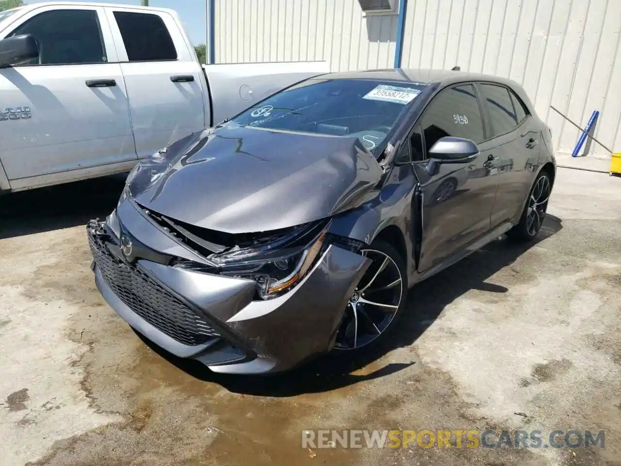 2 Photograph of a damaged car JTND4MBE0M3122654 TOYOTA COROLLA 2021