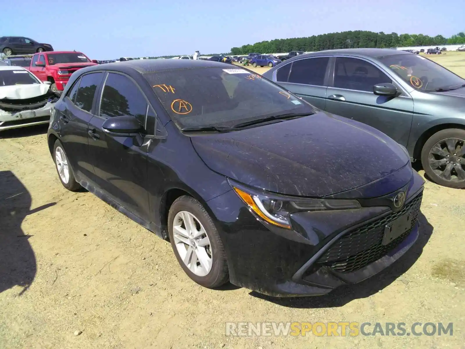 1 Photograph of a damaged car JTND4MBE0M3124758 TOYOTA COROLLA 2021