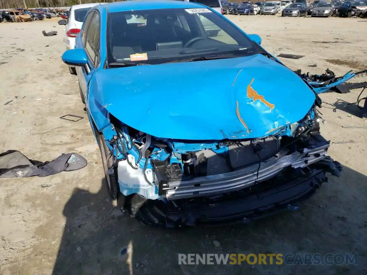 9 Photograph of a damaged car JTND4MBE0M3138322 TOYOTA COROLLA 2021