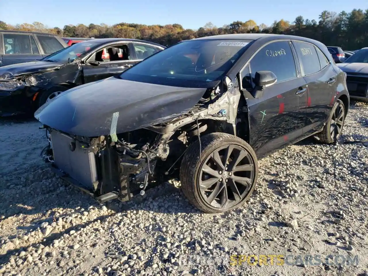 2 Photograph of a damaged car JTND4MBE0M3140507 TOYOTA COROLLA 2021