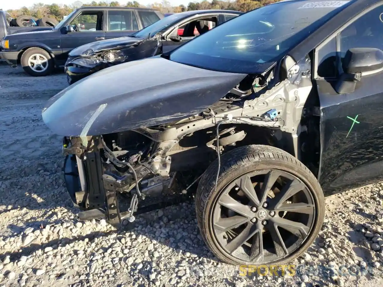 9 Photograph of a damaged car JTND4MBE0M3140507 TOYOTA COROLLA 2021