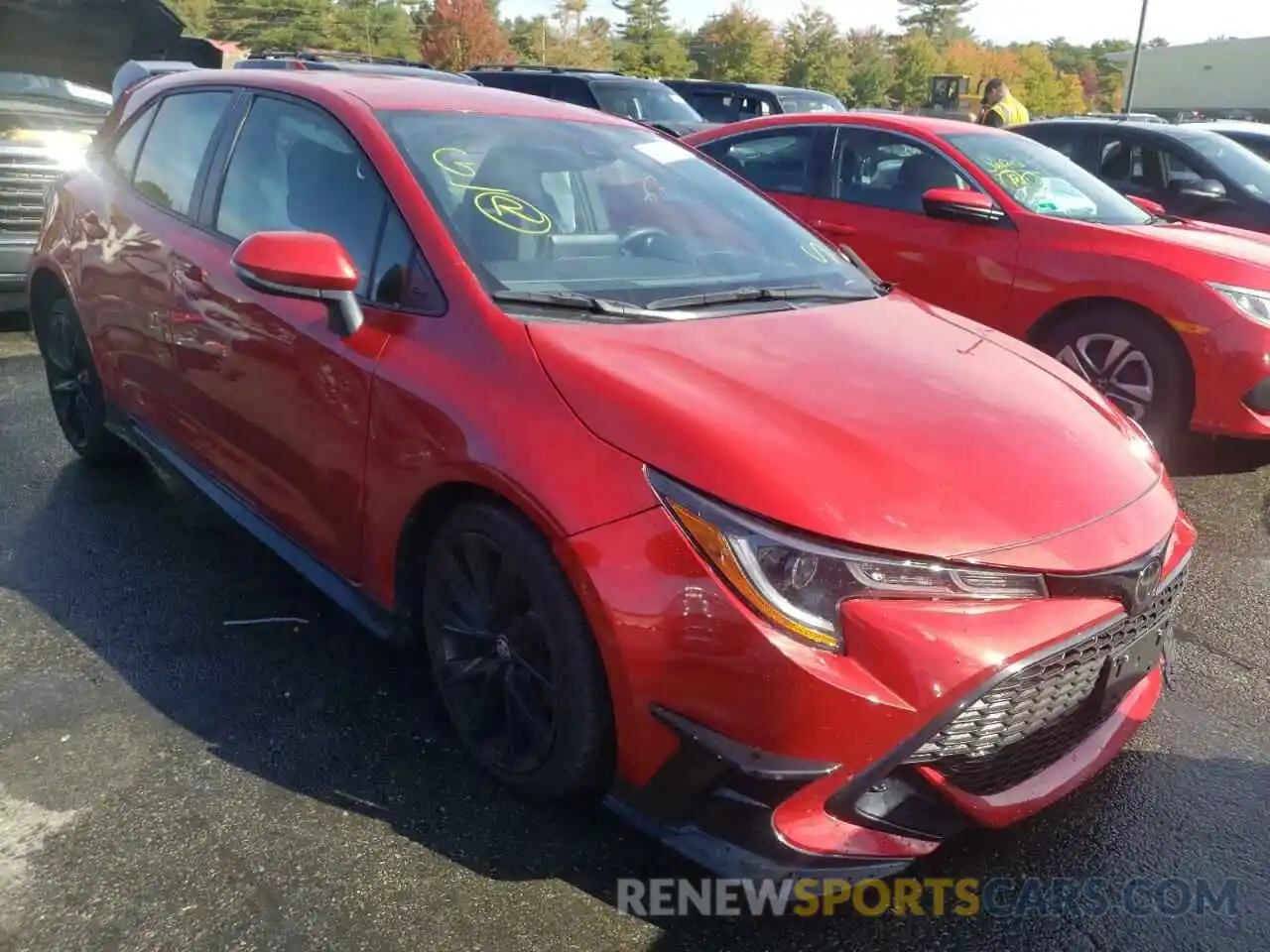 1 Photograph of a damaged car JTND4MBE1M3105555 TOYOTA COROLLA 2021