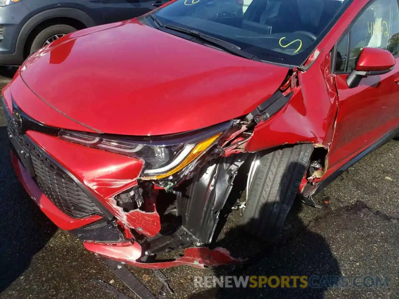 9 Photograph of a damaged car JTND4MBE1M3105555 TOYOTA COROLLA 2021