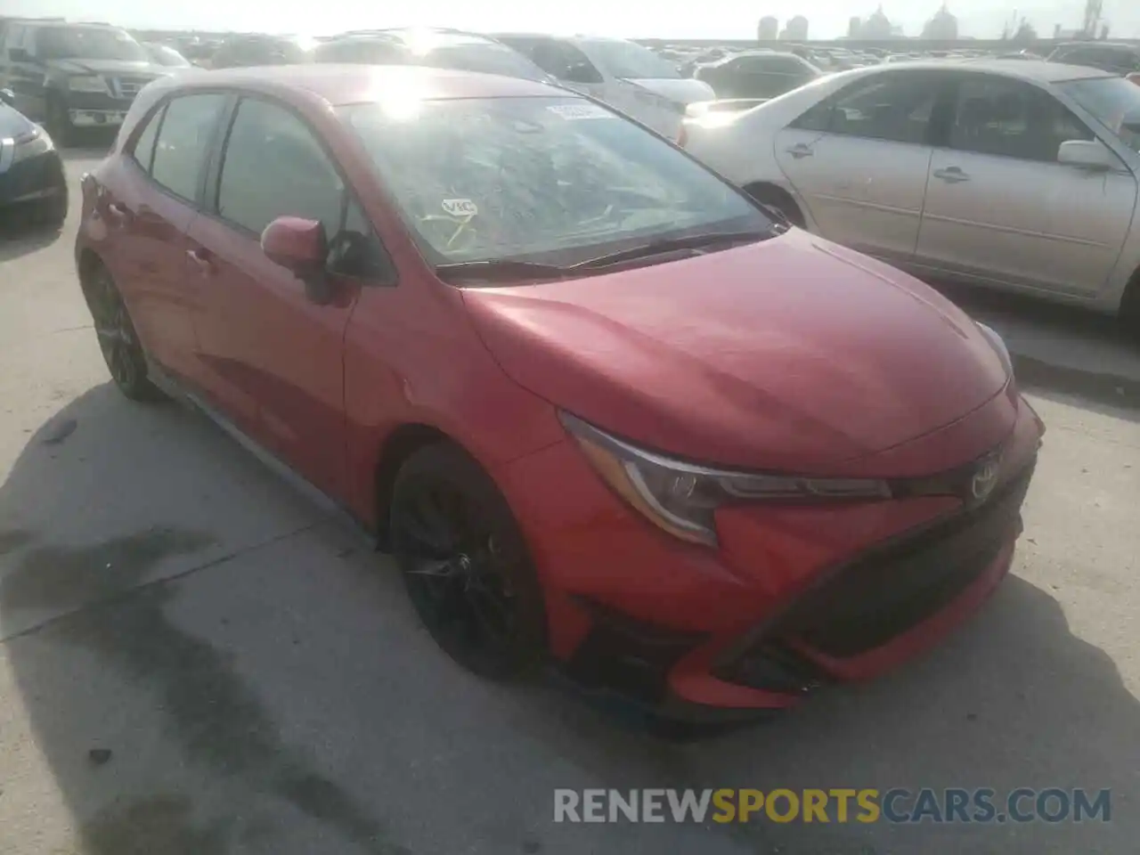 1 Photograph of a damaged car JTND4MBE1M3105698 TOYOTA COROLLA 2021