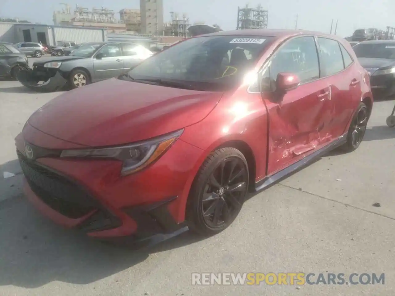 2 Photograph of a damaged car JTND4MBE1M3105698 TOYOTA COROLLA 2021