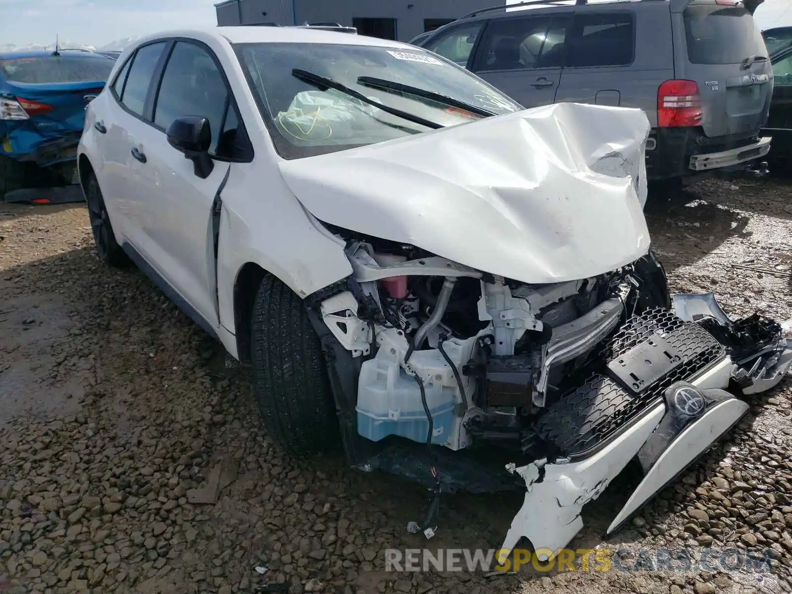 1 Photograph of a damaged car JTND4MBE1M3107273 TOYOTA COROLLA 2021