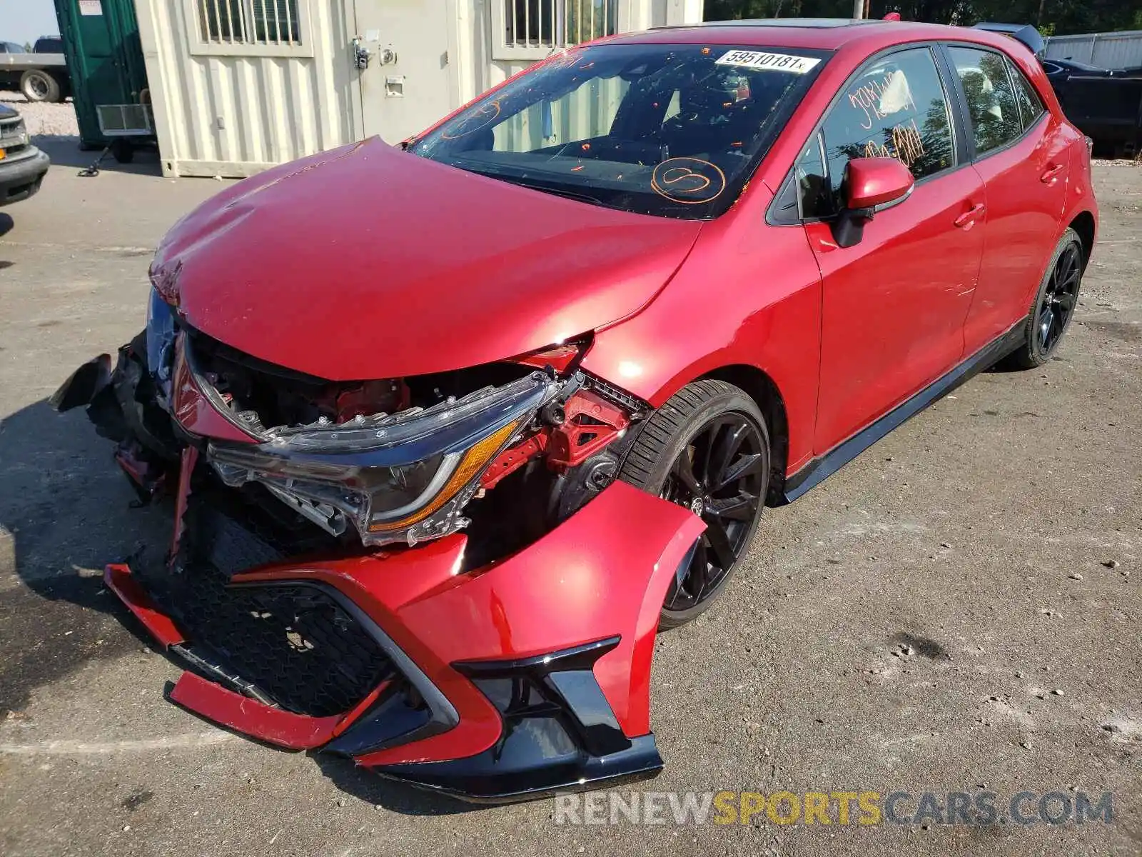 2 Photograph of a damaged car JTND4MBE1M3111081 TOYOTA COROLLA 2021