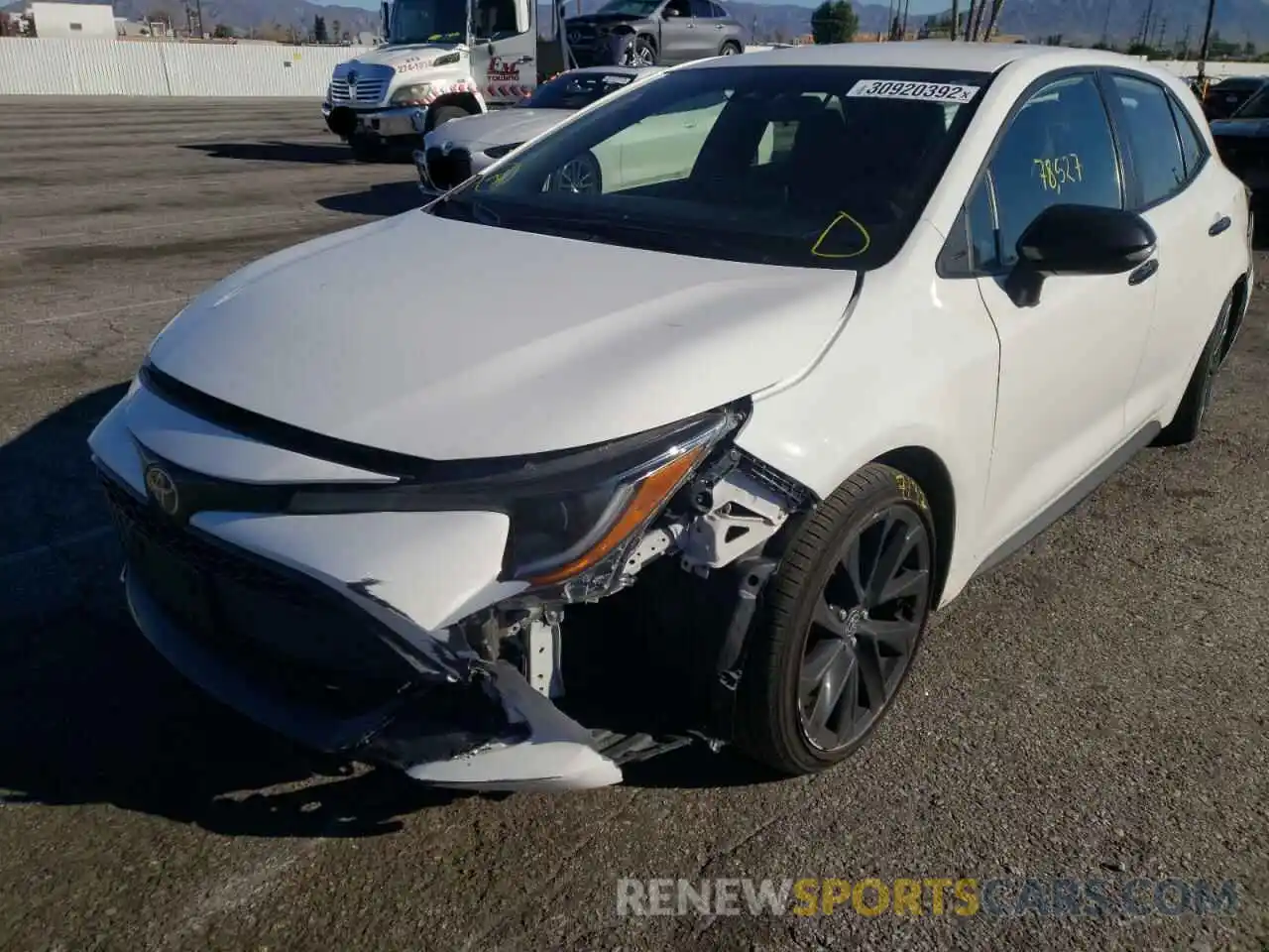 2 Photograph of a damaged car JTND4MBE1M3112313 TOYOTA COROLLA 2021