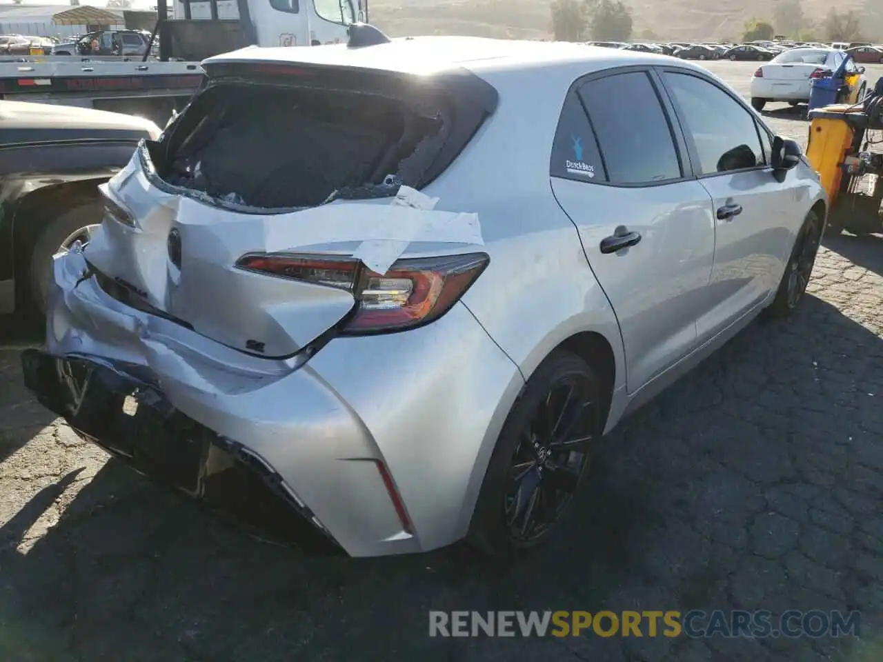 4 Photograph of a damaged car JTND4MBE1M3126339 TOYOTA COROLLA 2021