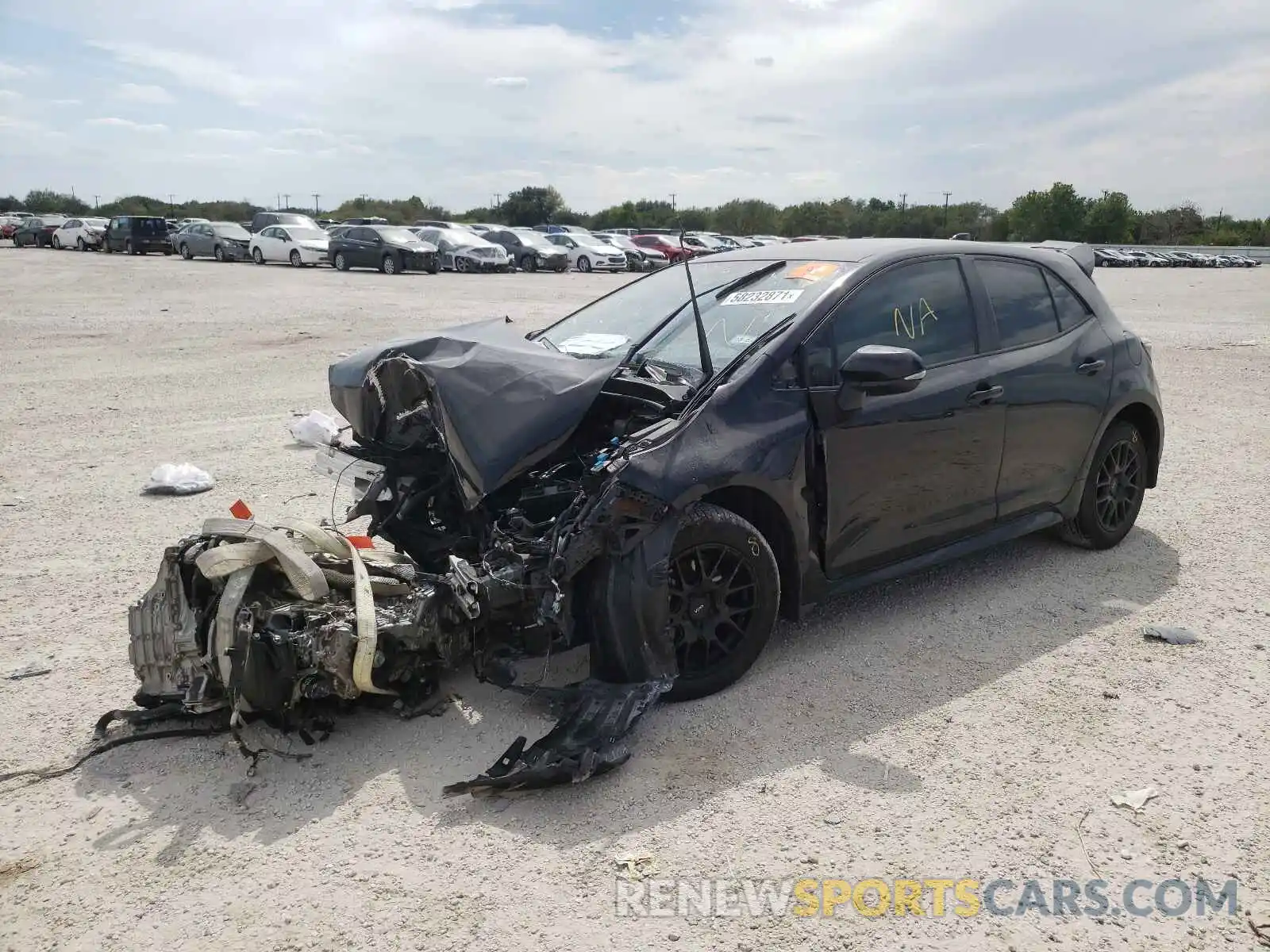 2 Photograph of a damaged car JTND4MBE1M3127605 TOYOTA COROLLA 2021