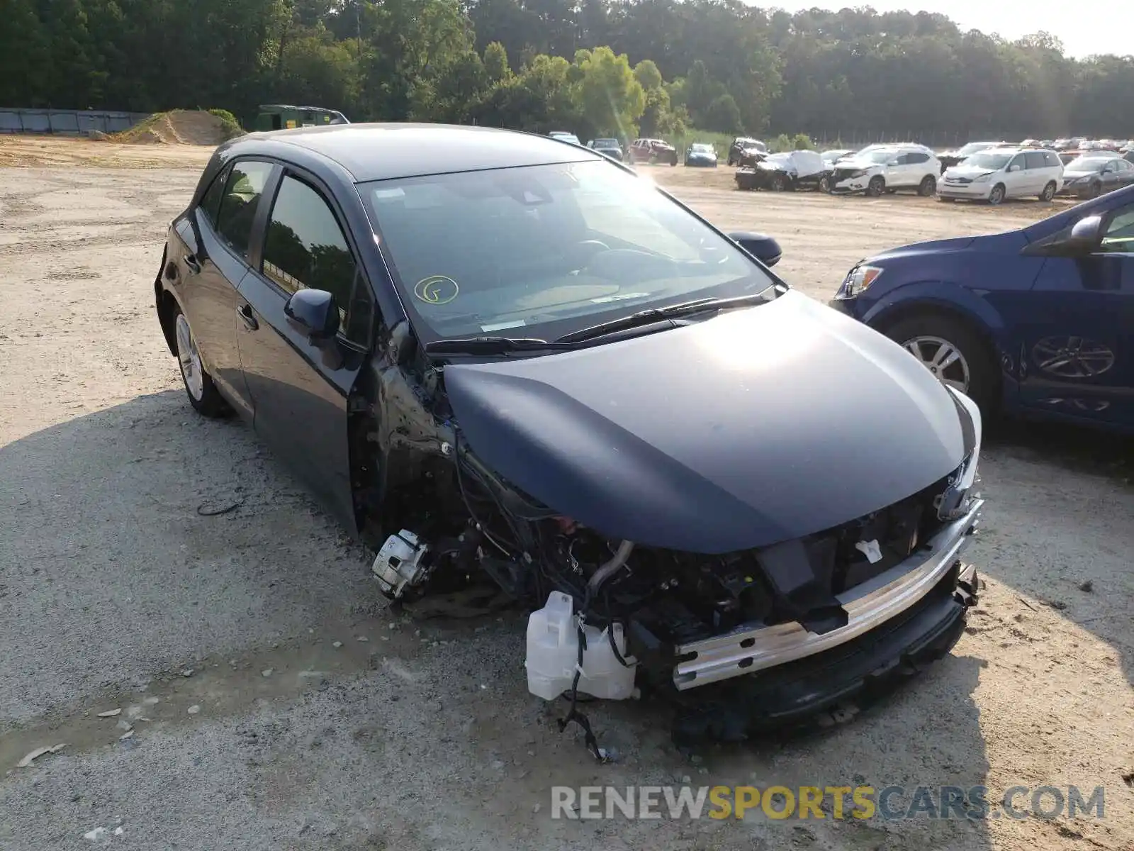 1 Photograph of a damaged car JTND4MBE1M3128303 TOYOTA COROLLA 2021