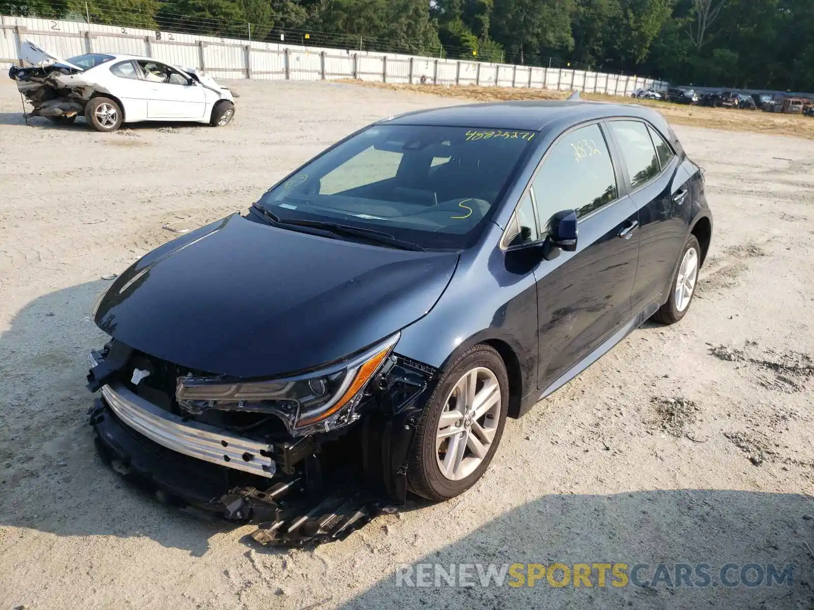 2 Photograph of a damaged car JTND4MBE1M3128303 TOYOTA COROLLA 2021