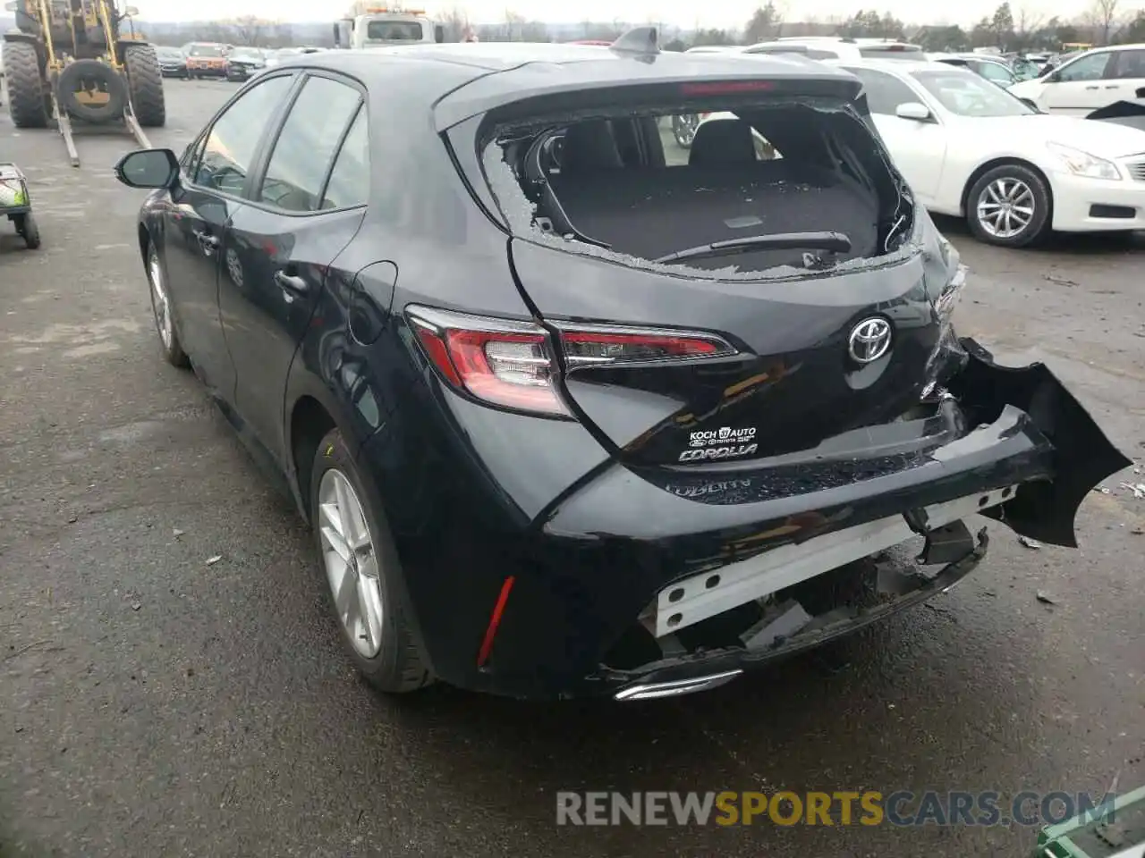 3 Photograph of a damaged car JTND4MBE1M3129306 TOYOTA COROLLA 2021