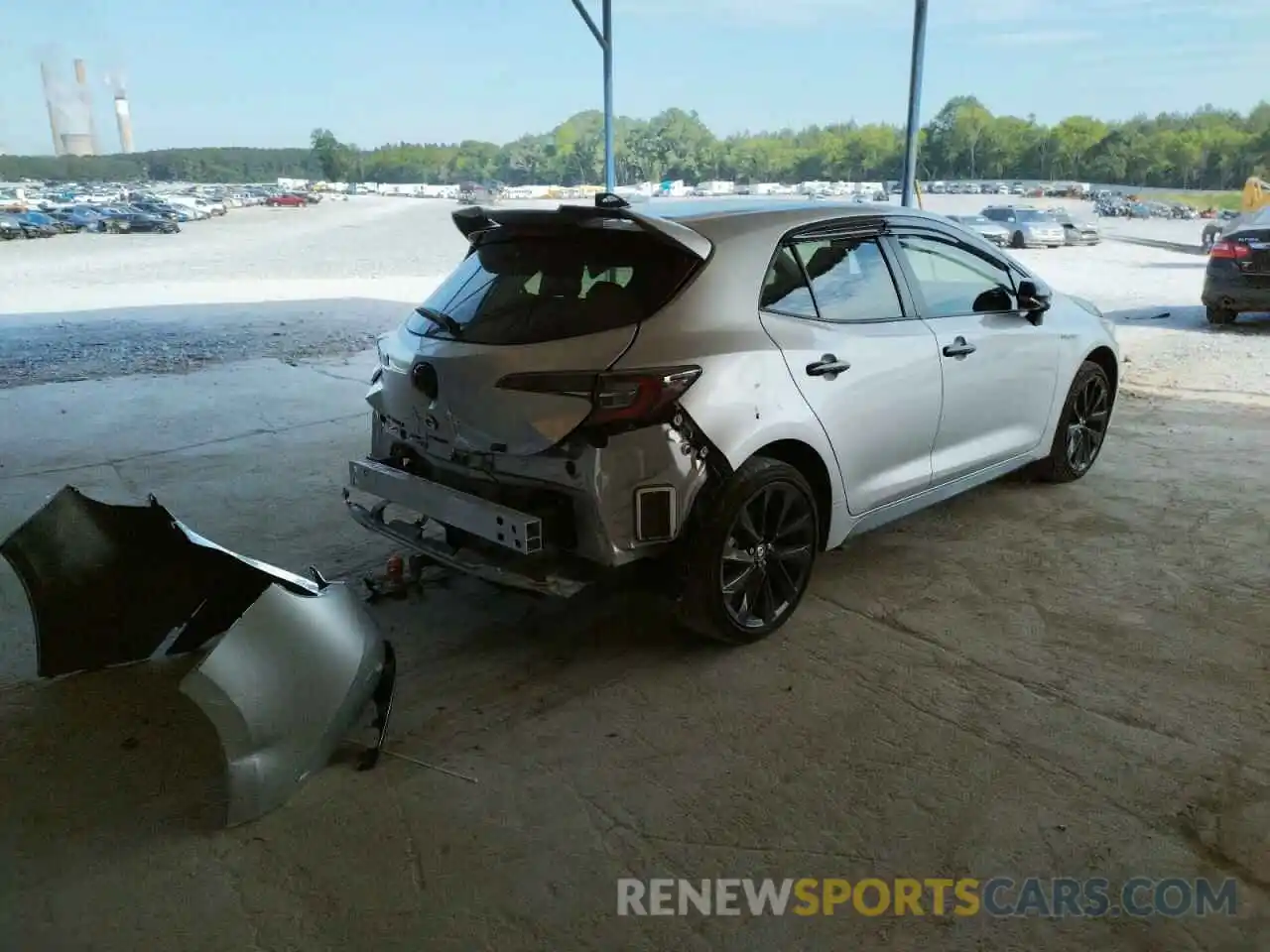 4 Photograph of a damaged car JTND4MBE1M3139253 TOYOTA COROLLA 2021