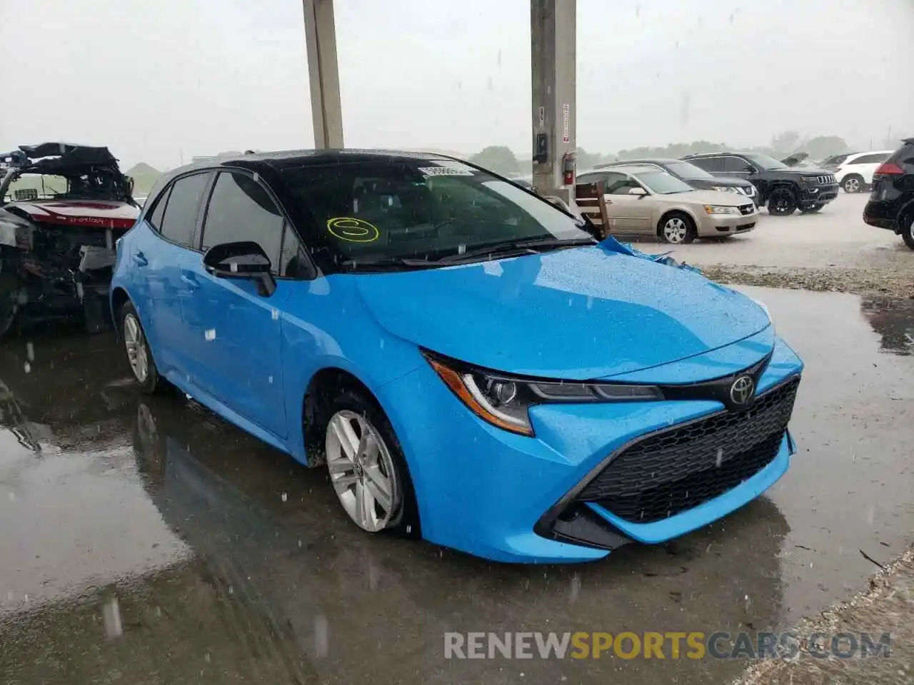 1 Photograph of a damaged car JTND4MBE2M3105418 TOYOTA COROLLA 2021