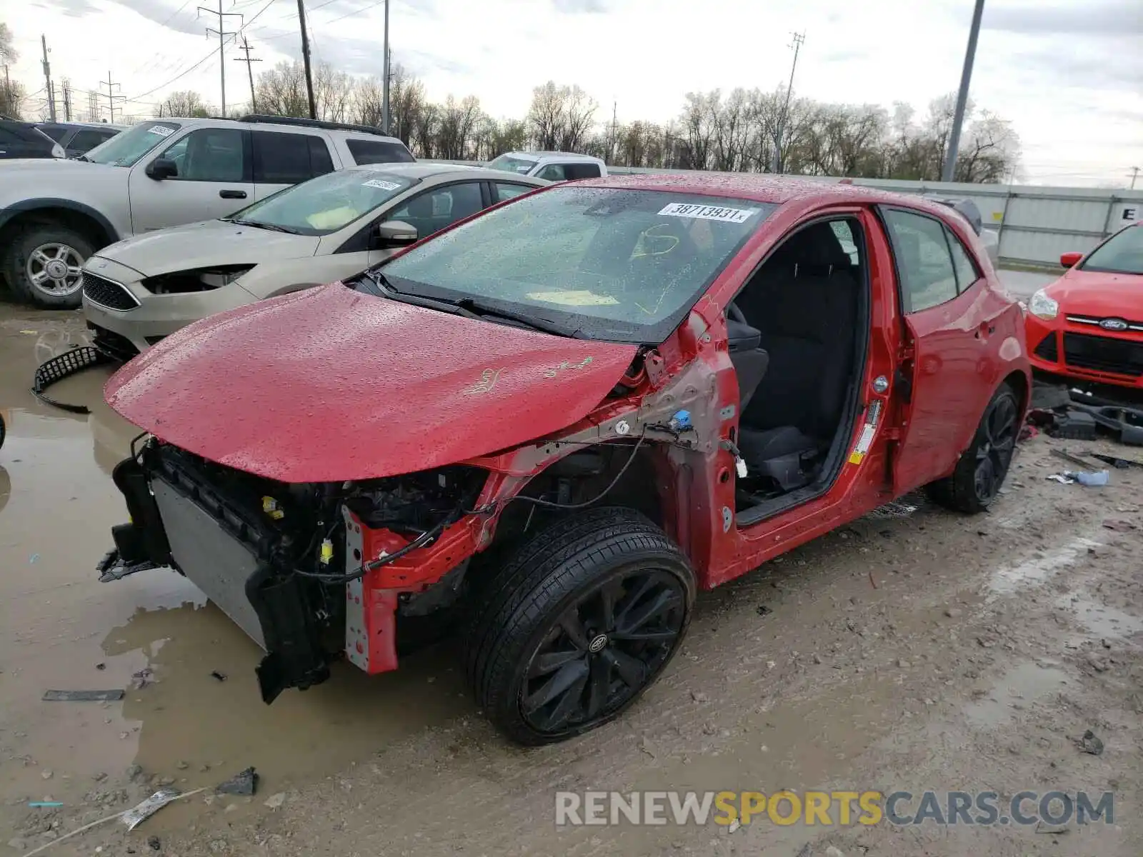 2 Photograph of a damaged car JTND4MBE2M3105659 TOYOTA COROLLA 2021