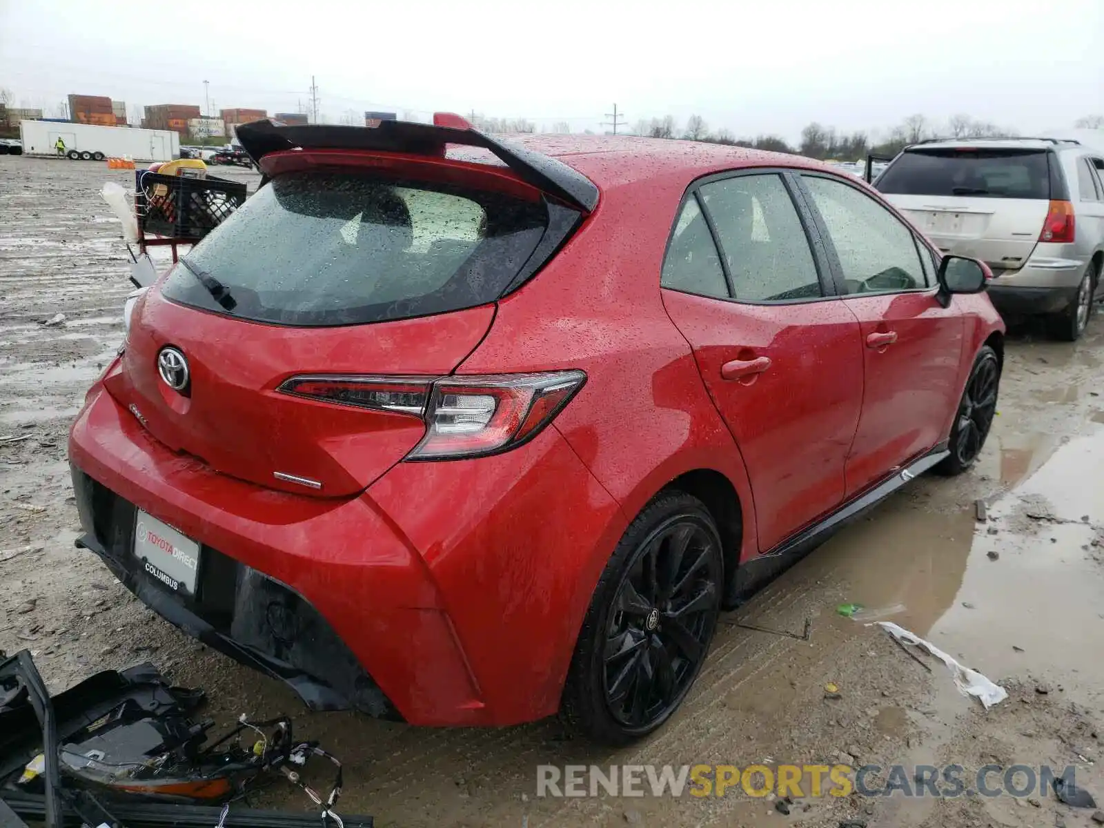 4 Photograph of a damaged car JTND4MBE2M3105659 TOYOTA COROLLA 2021