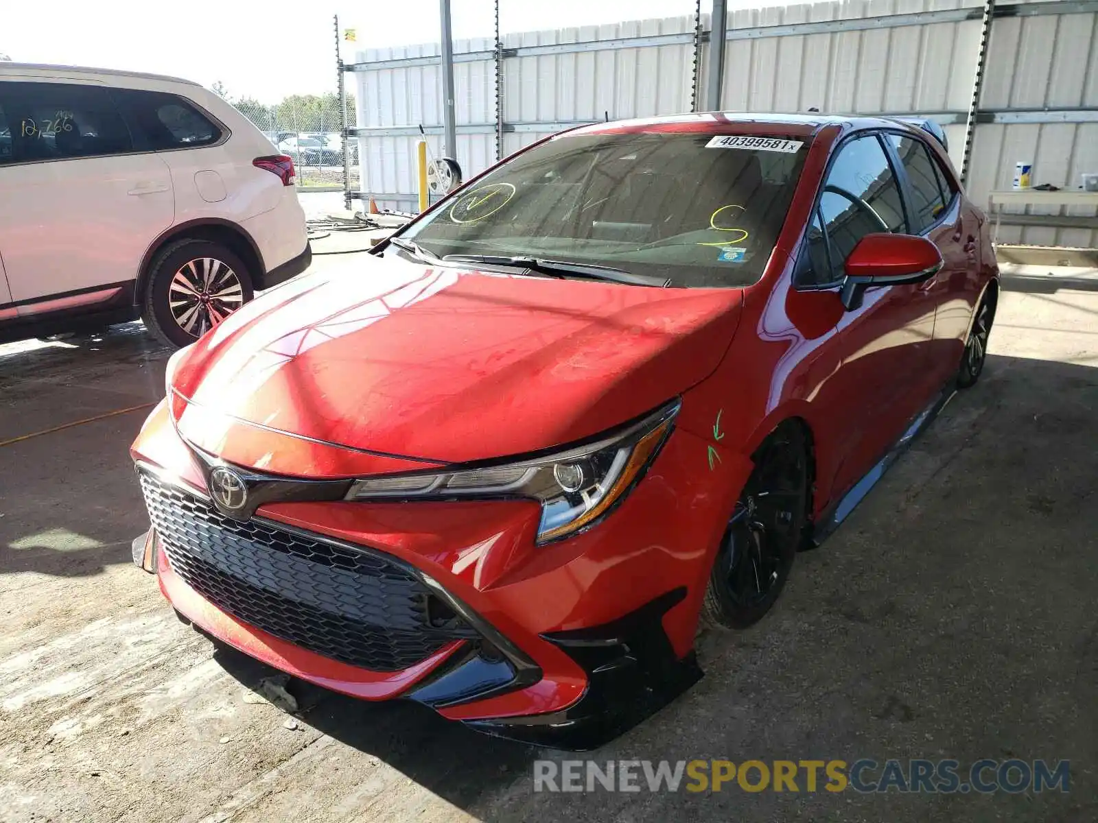 2 Photograph of a damaged car JTND4MBE2M3108349 TOYOTA COROLLA 2021