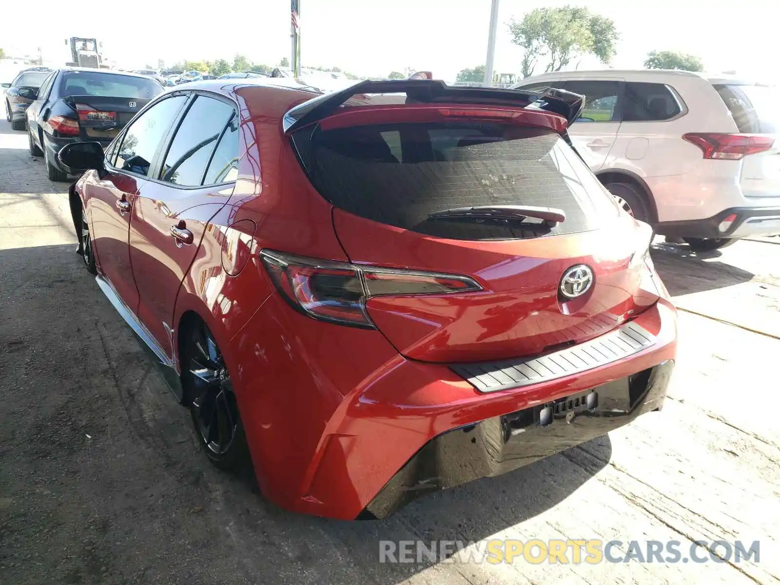 3 Photograph of a damaged car JTND4MBE2M3108349 TOYOTA COROLLA 2021