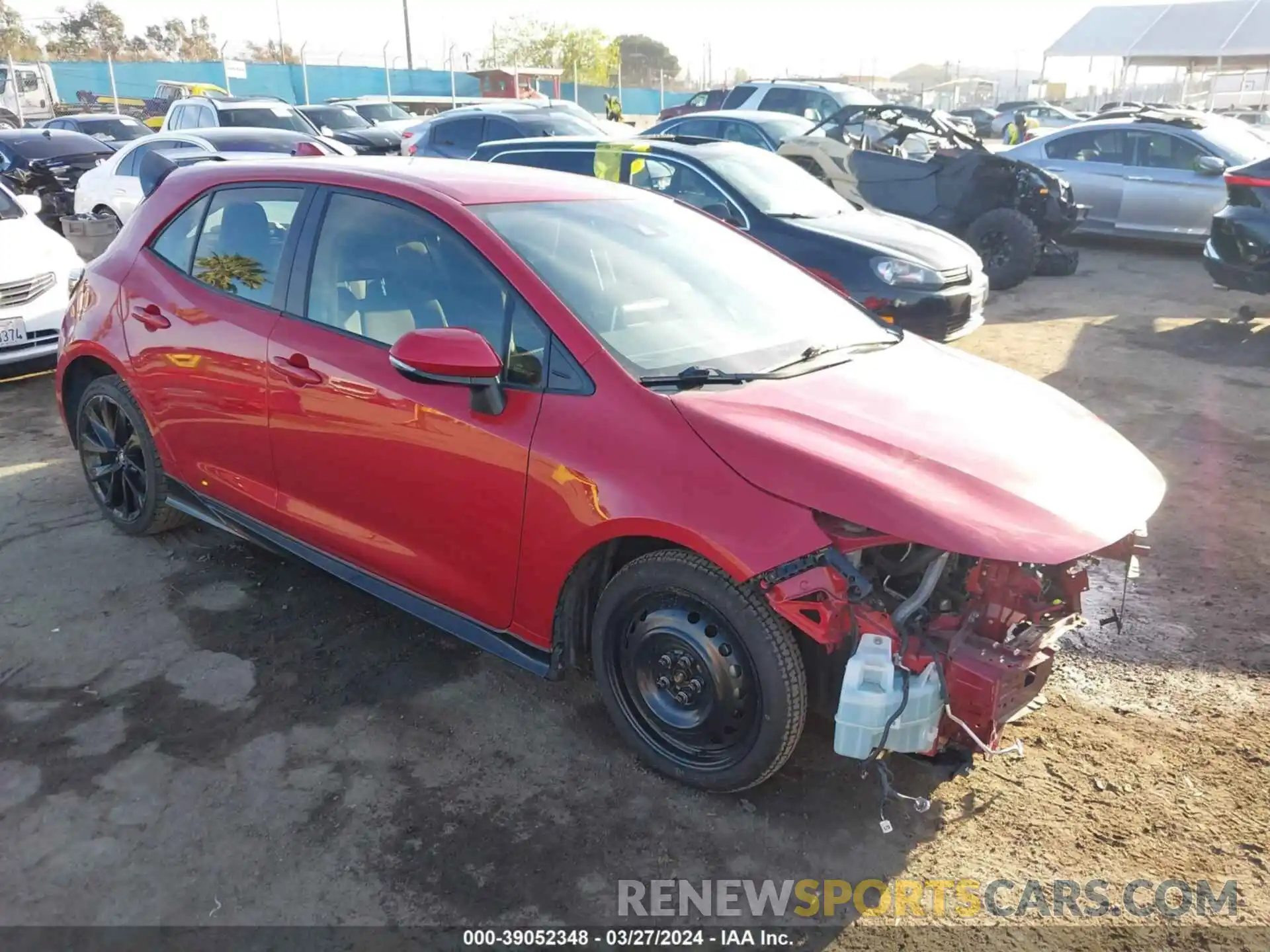 1 Photograph of a damaged car JTND4MBE2M3109078 TOYOTA COROLLA 2021