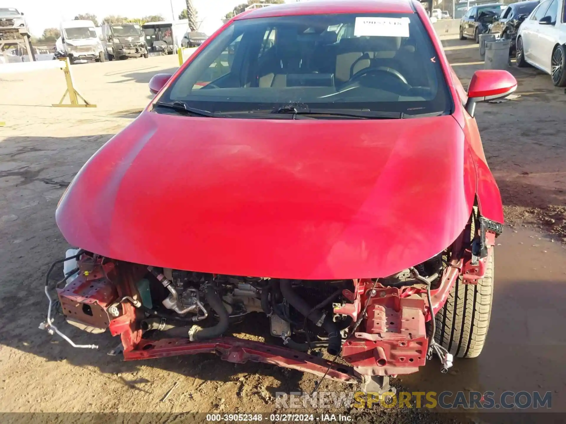 13 Photograph of a damaged car JTND4MBE2M3109078 TOYOTA COROLLA 2021