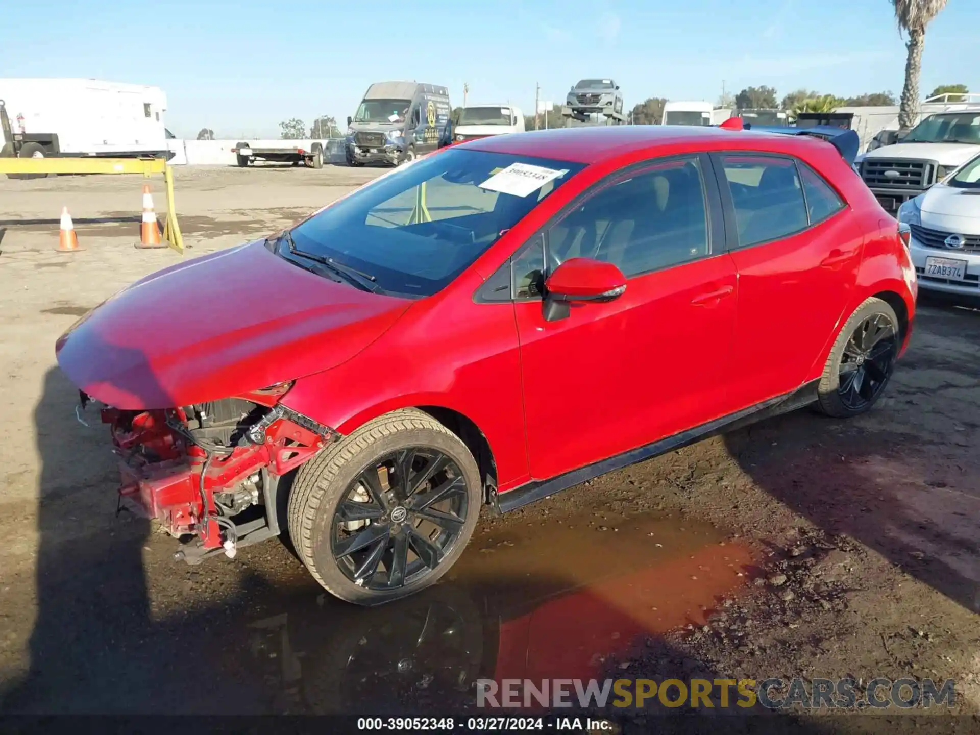 2 Photograph of a damaged car JTND4MBE2M3109078 TOYOTA COROLLA 2021