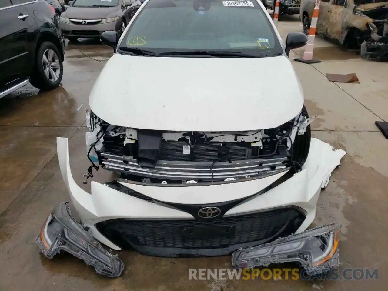 9 Photograph of a damaged car JTND4MBE2M3111199 TOYOTA COROLLA 2021