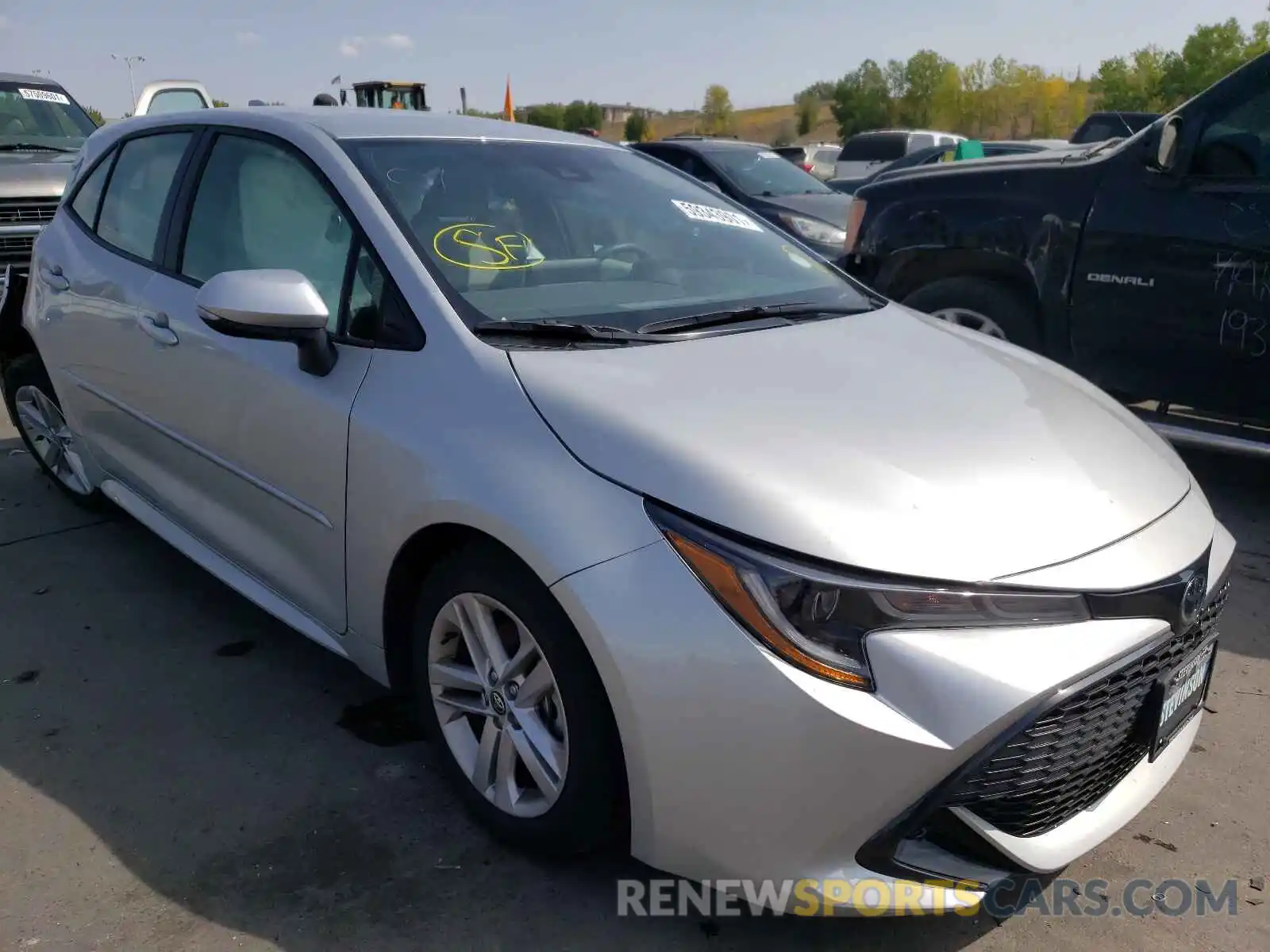 1 Photograph of a damaged car JTND4MBE2M3113647 TOYOTA COROLLA 2021