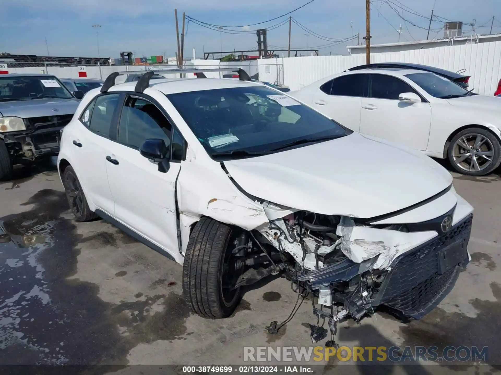 1 Photograph of a damaged car JTND4MBE2M3115379 TOYOTA COROLLA 2021