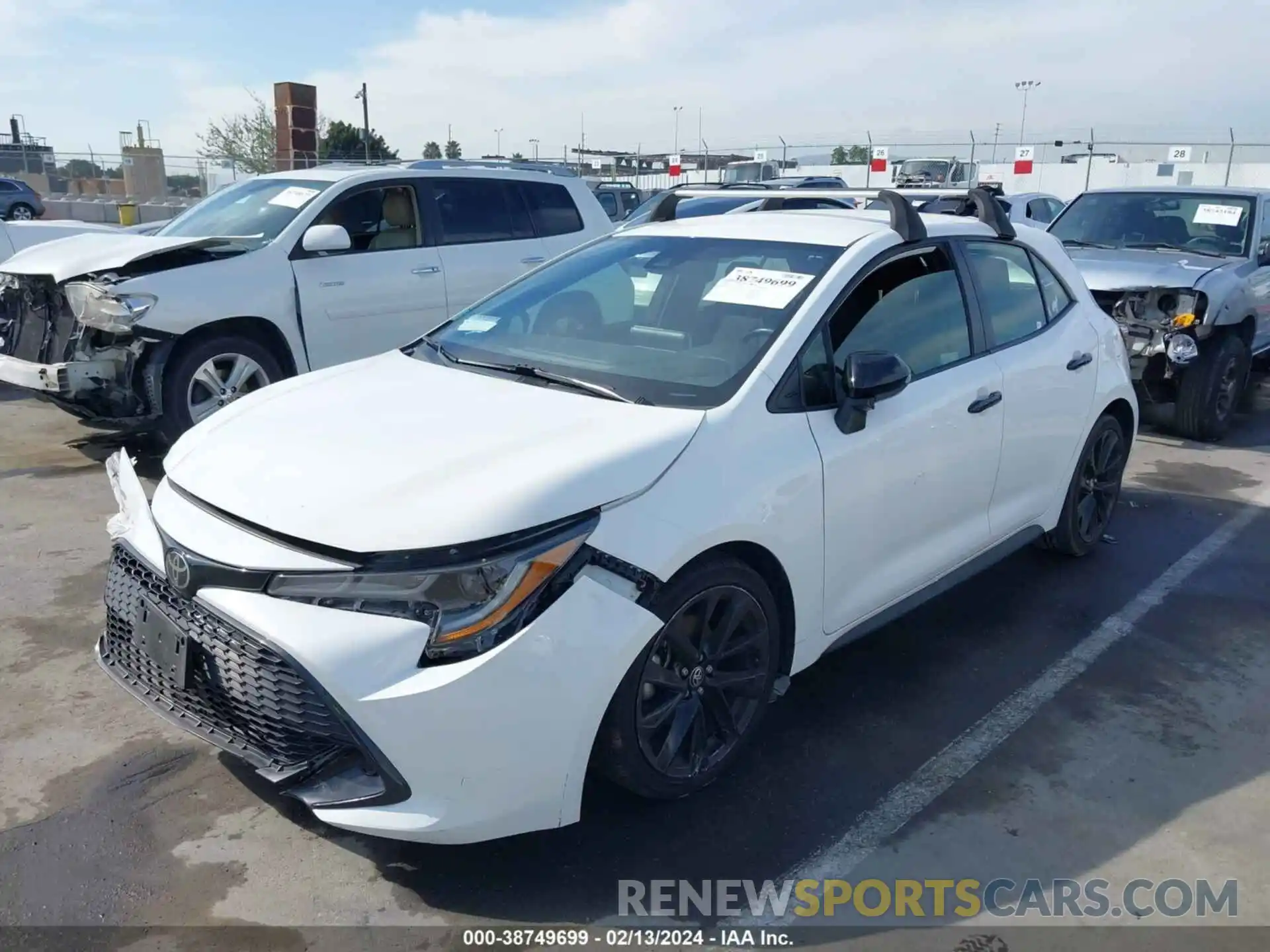 2 Photograph of a damaged car JTND4MBE2M3115379 TOYOTA COROLLA 2021