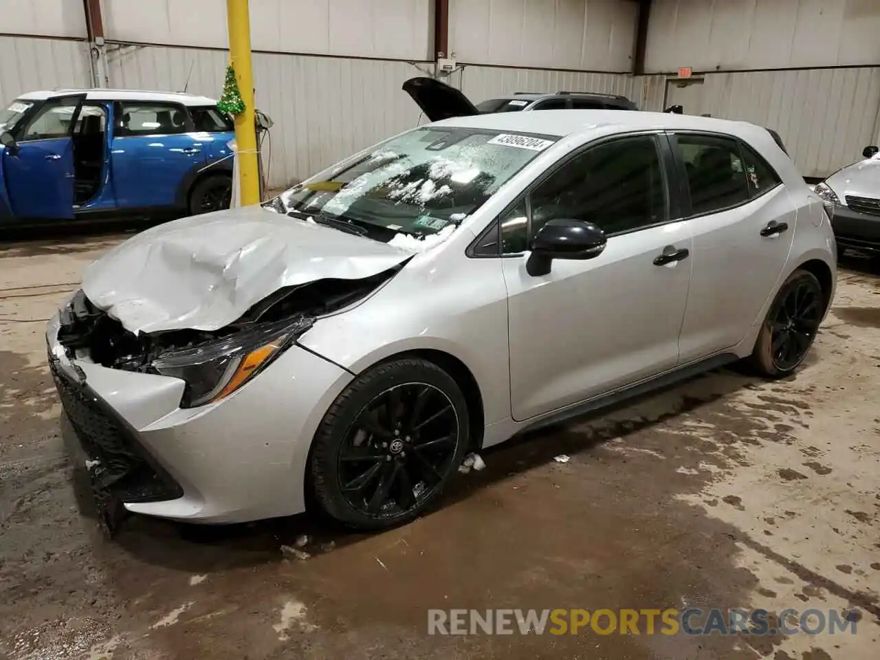 1 Photograph of a damaged car JTND4MBE2M3116385 TOYOTA COROLLA 2021