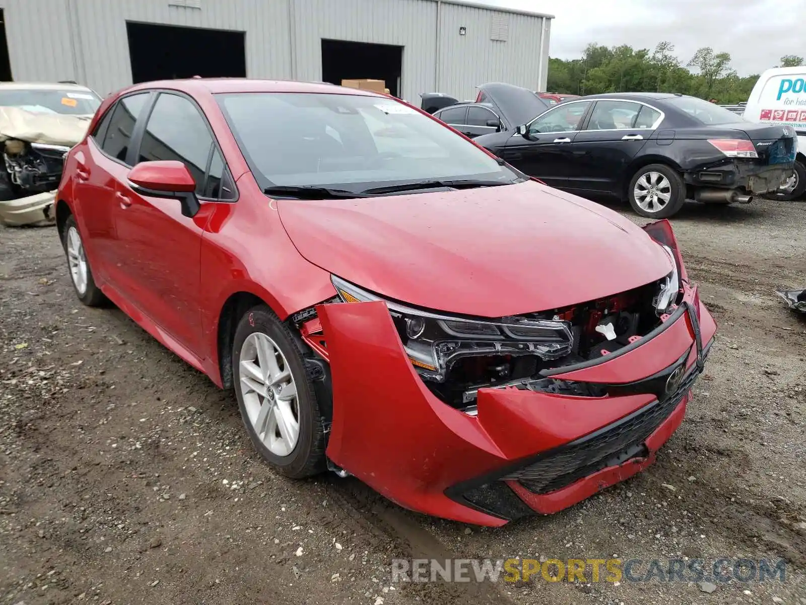 1 Photograph of a damaged car JTND4MBE2M3120825 TOYOTA COROLLA 2021