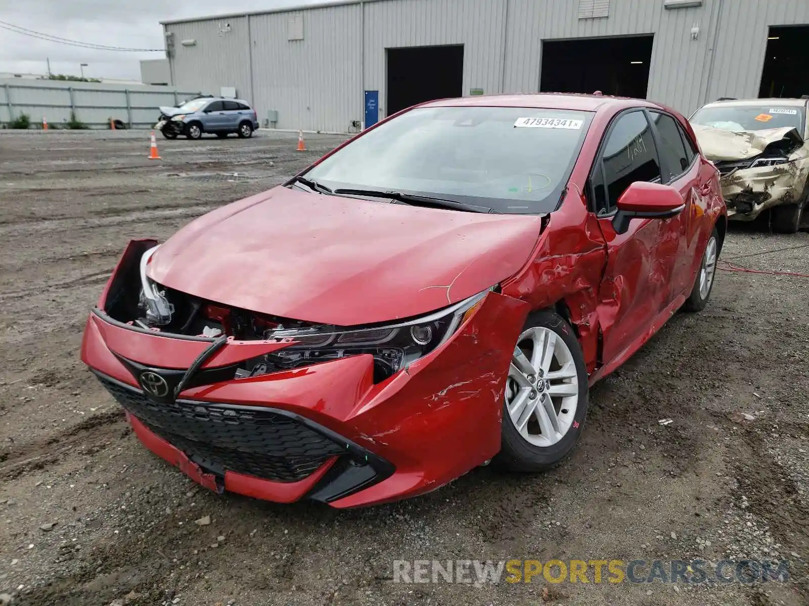 2 Photograph of a damaged car JTND4MBE2M3120825 TOYOTA COROLLA 2021