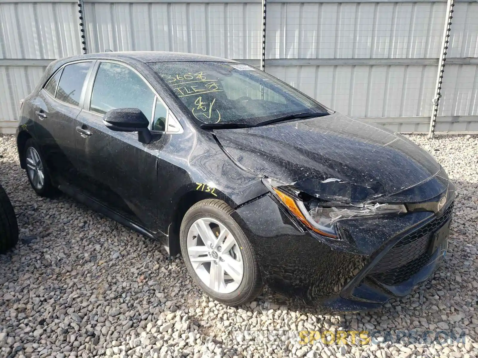 1 Photograph of a damaged car JTND4MBE2M3125880 TOYOTA COROLLA 2021