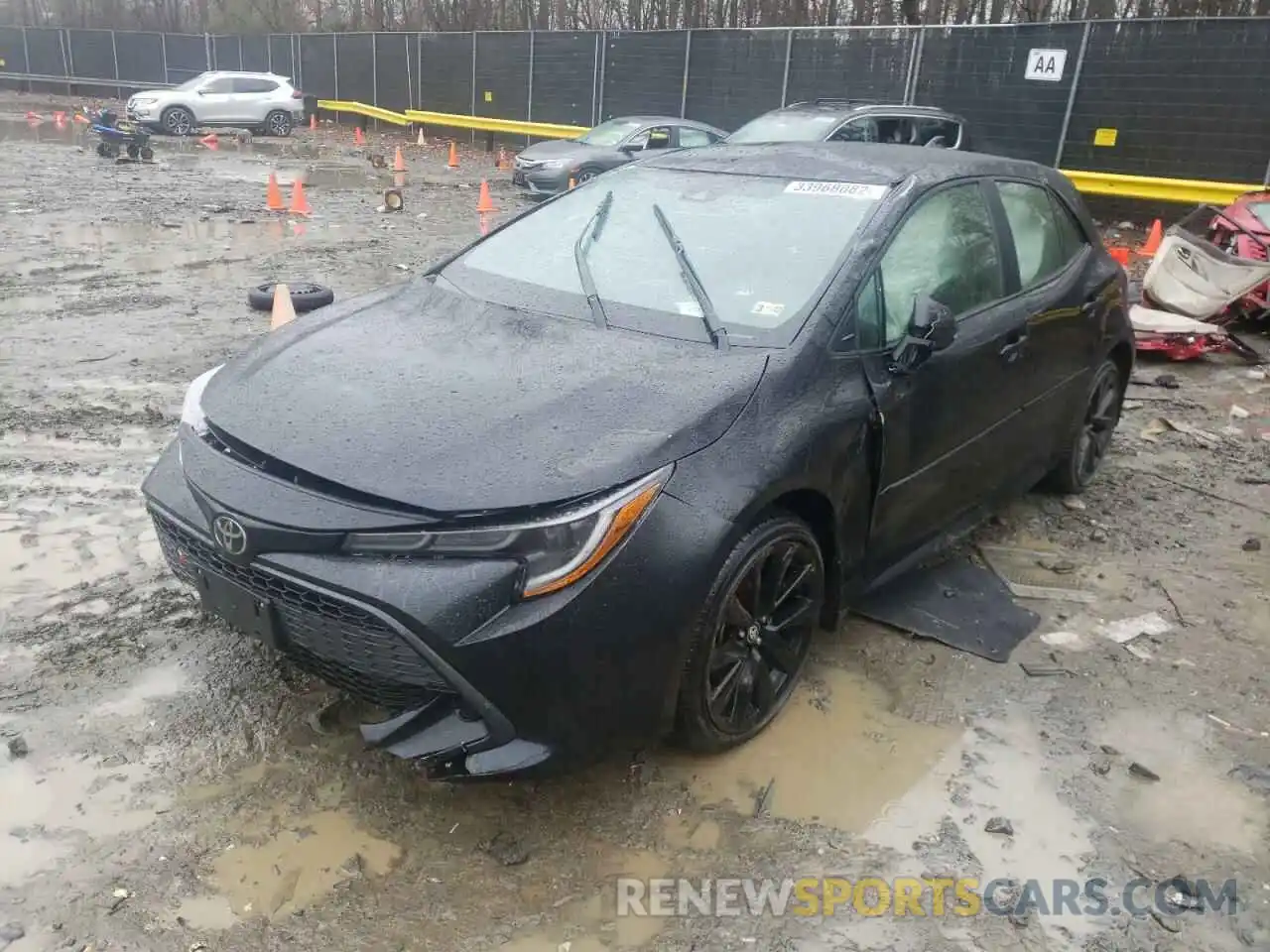 2 Photograph of a damaged car JTND4MBE2M3127760 TOYOTA COROLLA 2021