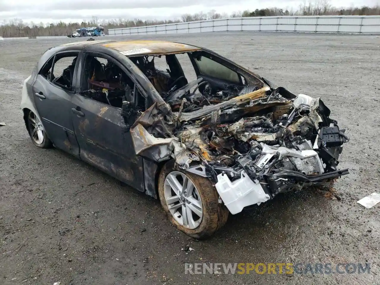 1 Photograph of a damaged car JTND4MBE2M3128097 TOYOTA COROLLA 2021