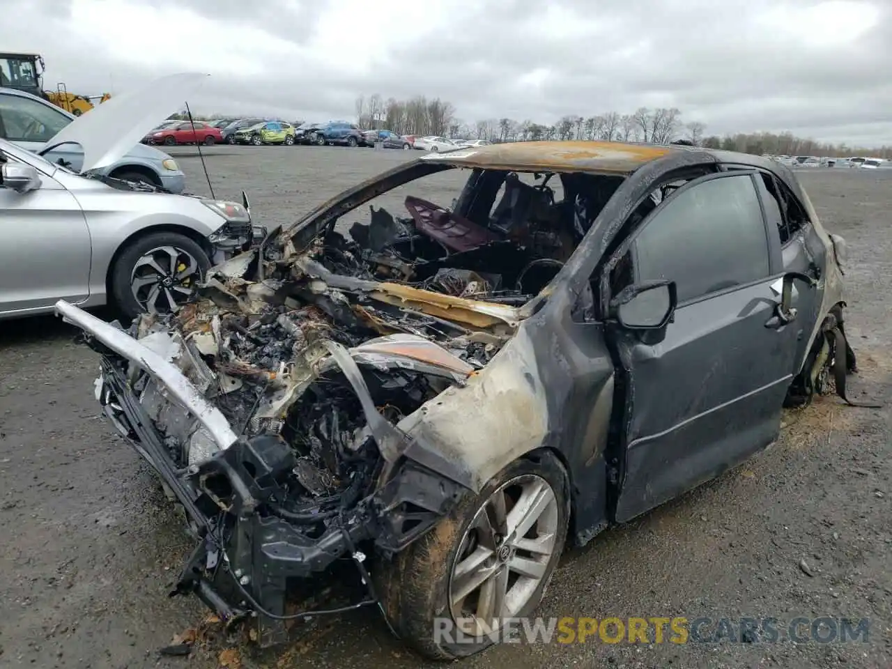 2 Photograph of a damaged car JTND4MBE2M3128097 TOYOTA COROLLA 2021