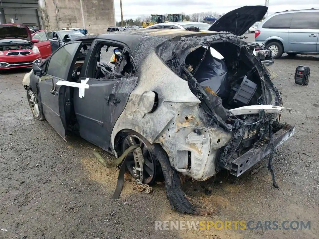 3 Photograph of a damaged car JTND4MBE2M3128097 TOYOTA COROLLA 2021