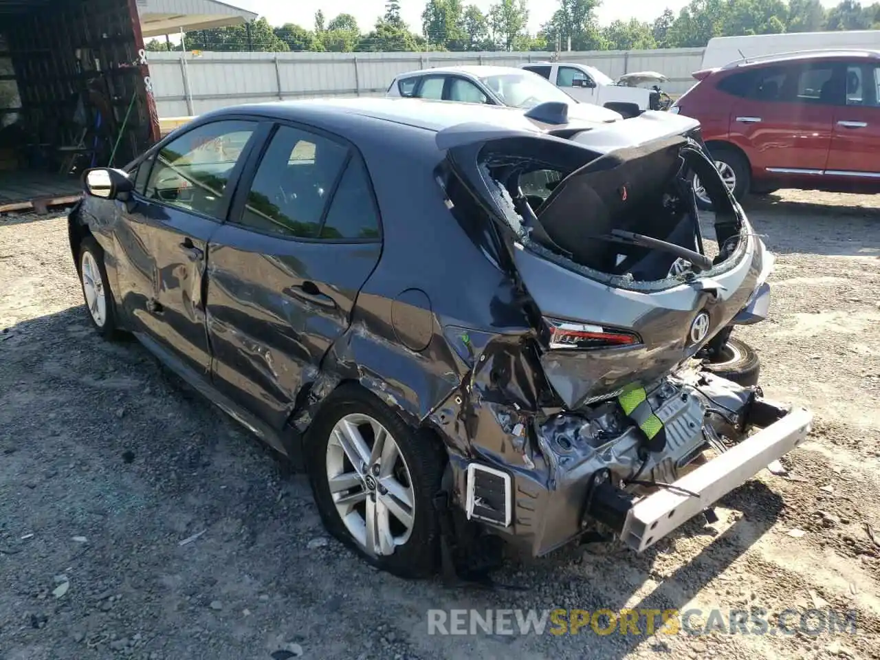 3 Photograph of a damaged car JTND4MBE2M3131422 TOYOTA COROLLA 2021