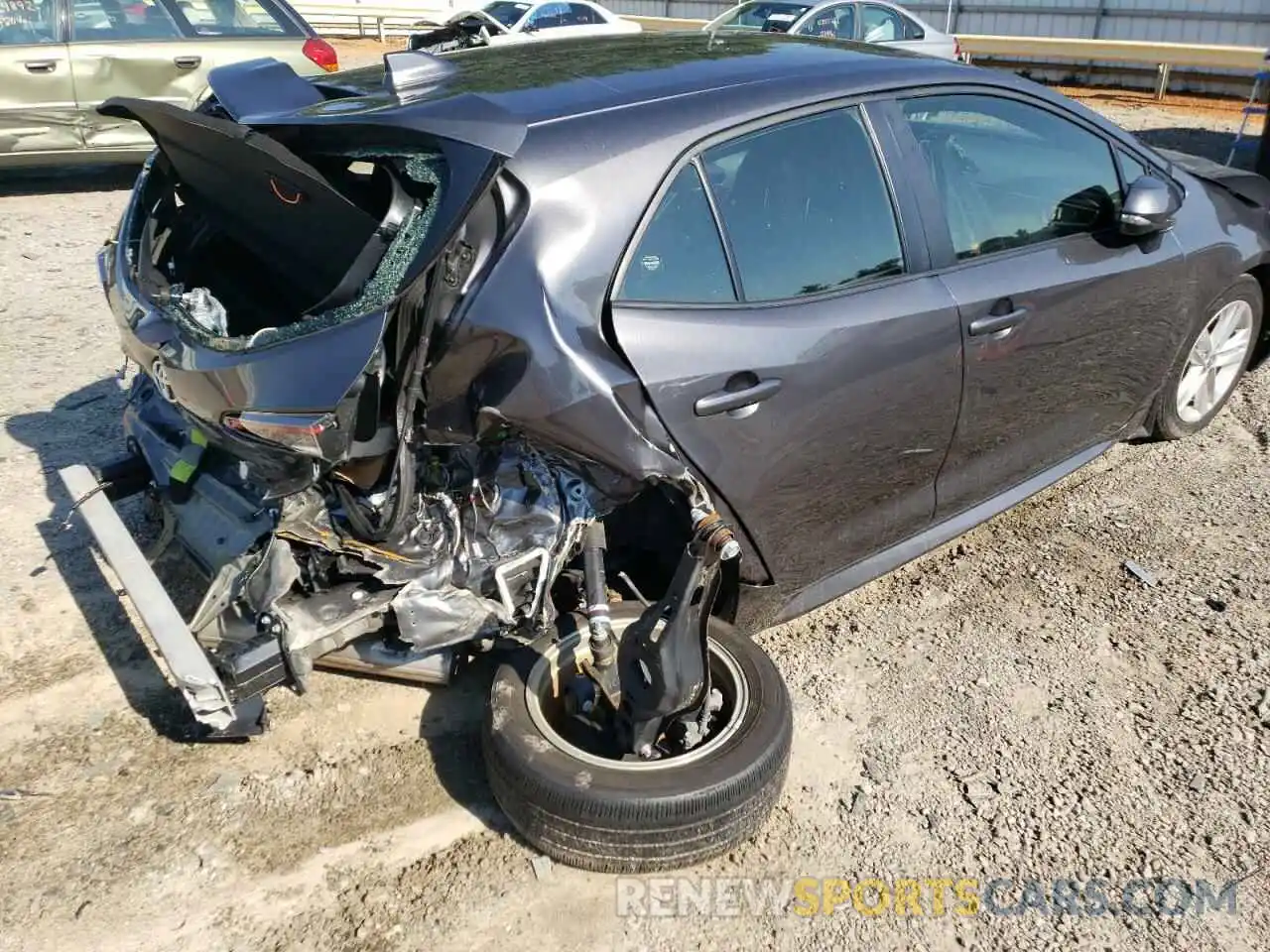 9 Photograph of a damaged car JTND4MBE2M3131422 TOYOTA COROLLA 2021