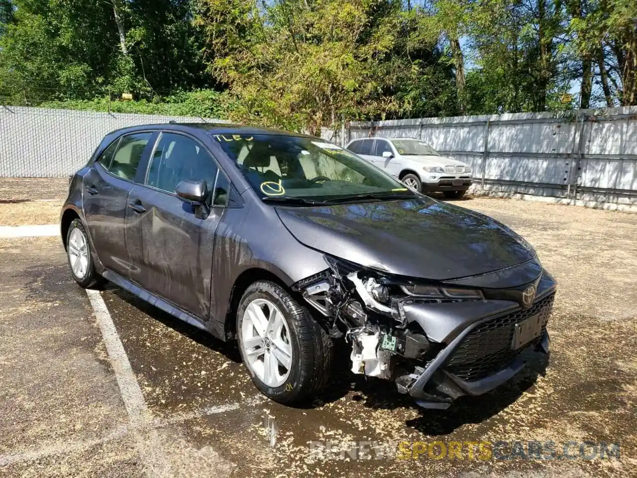 1 Photograph of a damaged car JTND4MBE2M3136376 TOYOTA COROLLA 2021