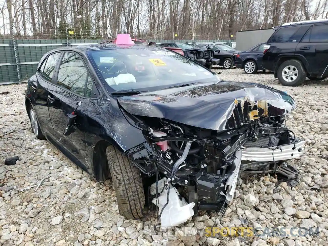 1 Photograph of a damaged car JTND4MBE2M3137737 TOYOTA COROLLA 2021