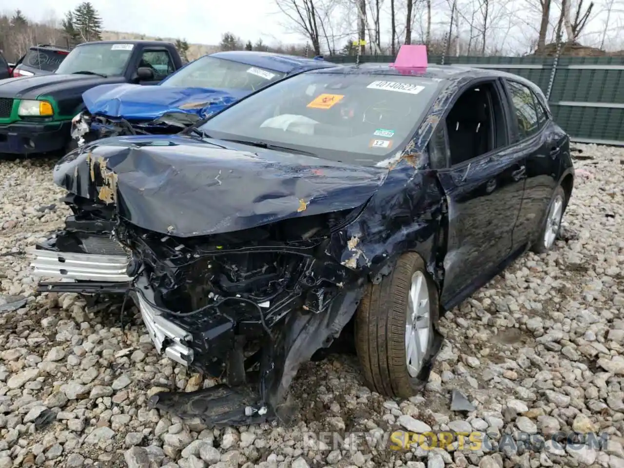 2 Photograph of a damaged car JTND4MBE2M3137737 TOYOTA COROLLA 2021