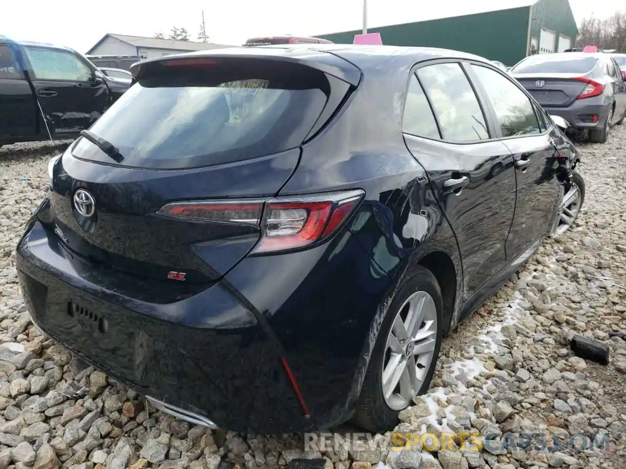 4 Photograph of a damaged car JTND4MBE2M3137737 TOYOTA COROLLA 2021