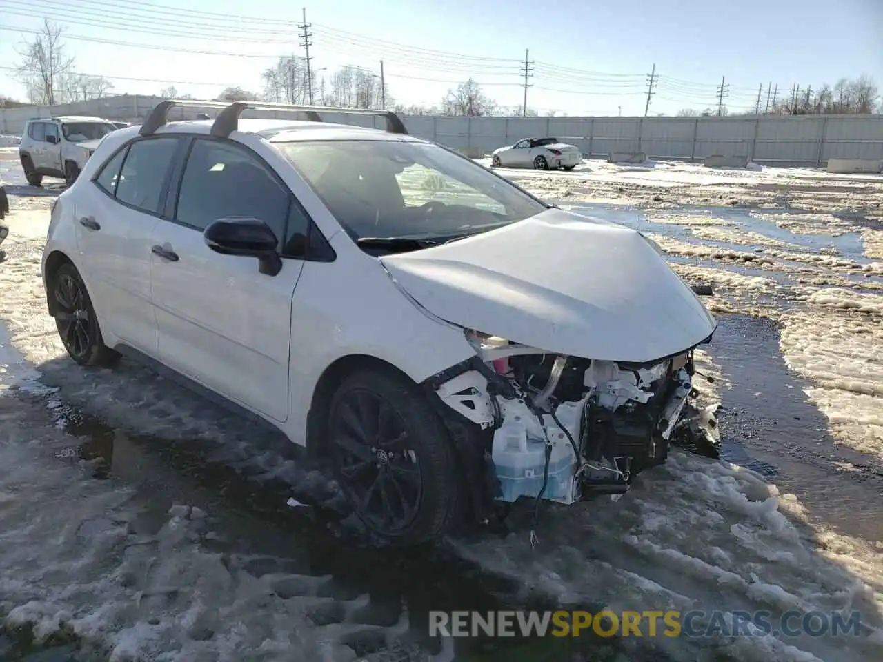 1 Photograph of a damaged car JTND4MBE2M3137964 TOYOTA COROLLA 2021