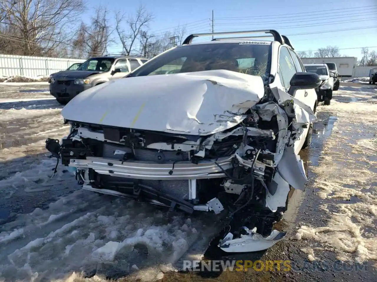 9 Photograph of a damaged car JTND4MBE2M3137964 TOYOTA COROLLA 2021