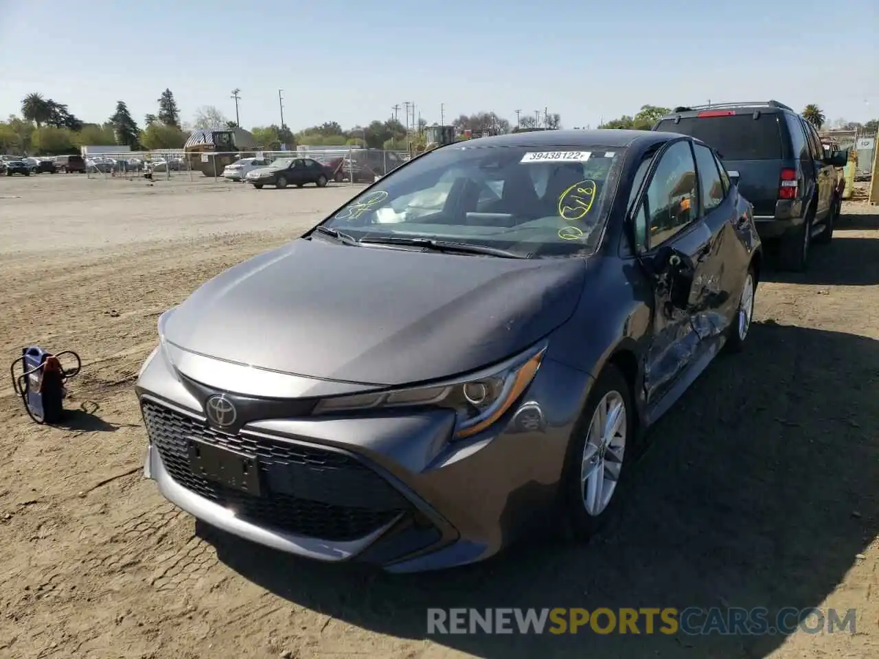 2 Photograph of a damaged car JTND4MBE2M3137981 TOYOTA COROLLA 2021