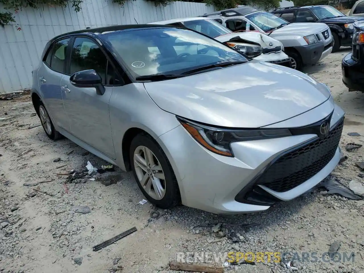 1 Photograph of a damaged car JTND4MBE2M3145353 TOYOTA COROLLA 2021