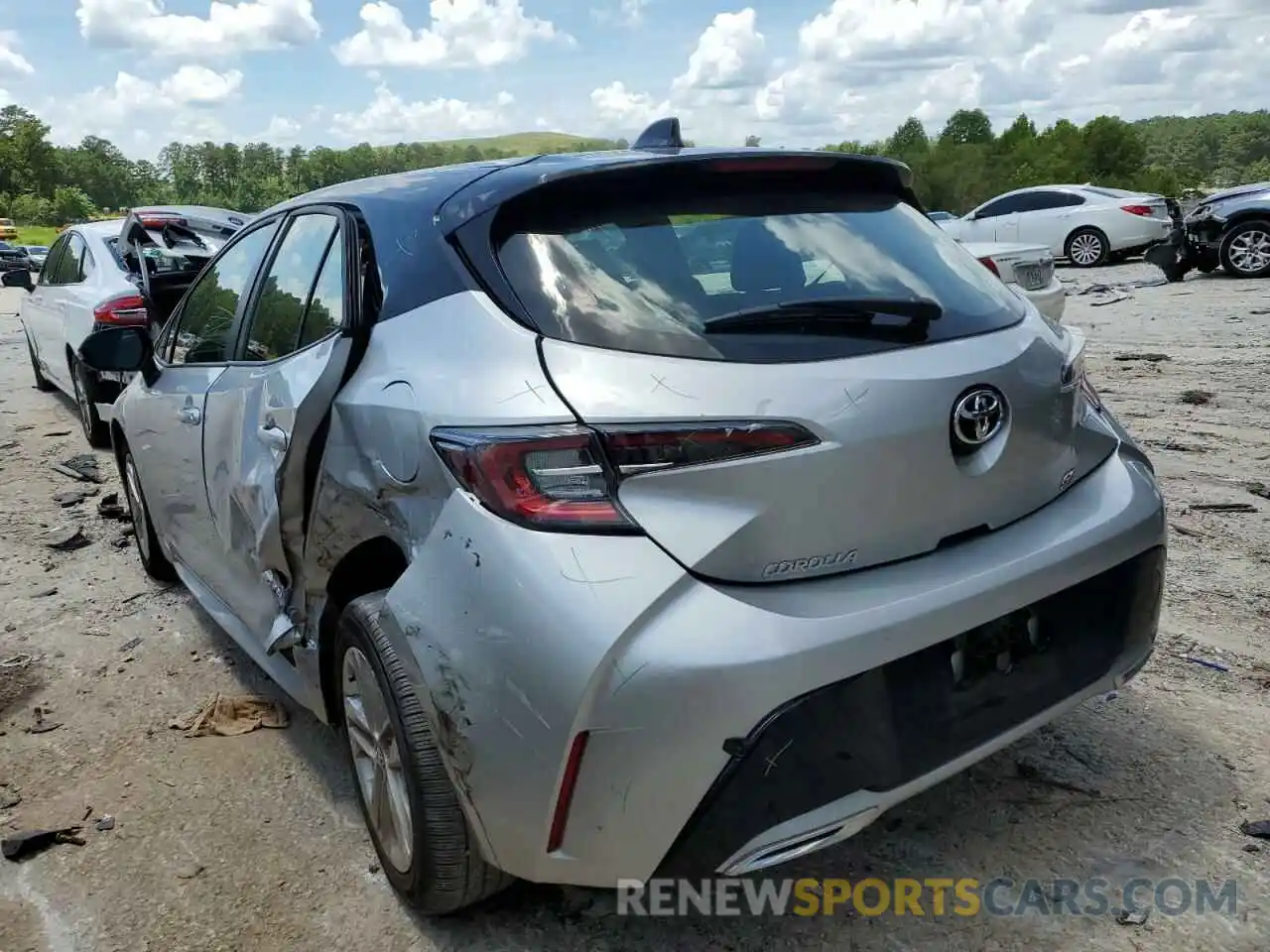 3 Photograph of a damaged car JTND4MBE2M3145353 TOYOTA COROLLA 2021